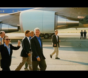 President and 1st Lady Clinton, Idaho Falls, ID 1996   